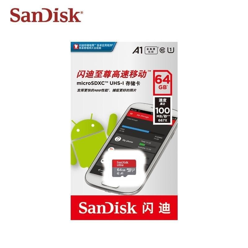 Sandisk Micro SD card  TF   memory stick  A1 64gb 128gb 100Mb/s   SDHC/SDXC 16gb 32gb  retail package - Premium Home Décor from eprolo - Just $15.02! Shop now at Handbags Specialist Headquarter