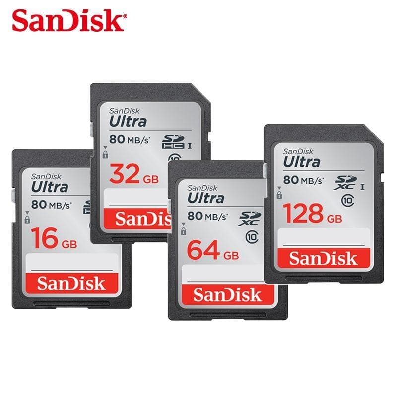 Sandisk SD card Class10 16gb 32gb 64gb 128GB 80Mb/s Original TF  memory flash real capacity stick for camera - Premium Home Décor from eprolo - Just $18.30! Shop now at Handbags Specialist Headquarter