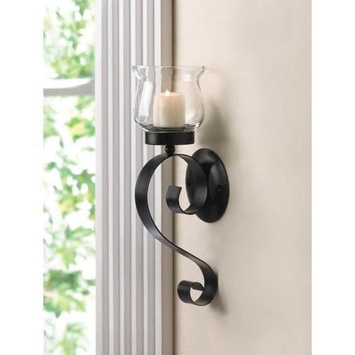 Scrolling Candle Wall Sconce - Premium Gallery of Light from Gallery of Light - Just $39.18! Shop now at Handbags Specialist Headquarter