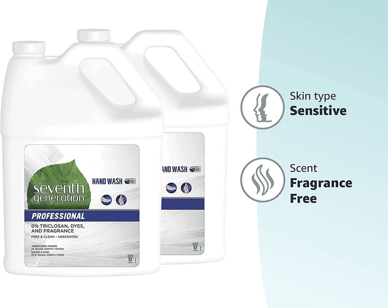 Seventh Generation Professional Liquid Hand Wash Soap Refill, Unscented, 256 Fl Oz (Pack of 2) - Premium BATH AND BODY Towel Set from Seventh Generation Professional - Just $199.32! Shop now at Handbags Specialist Headquarter