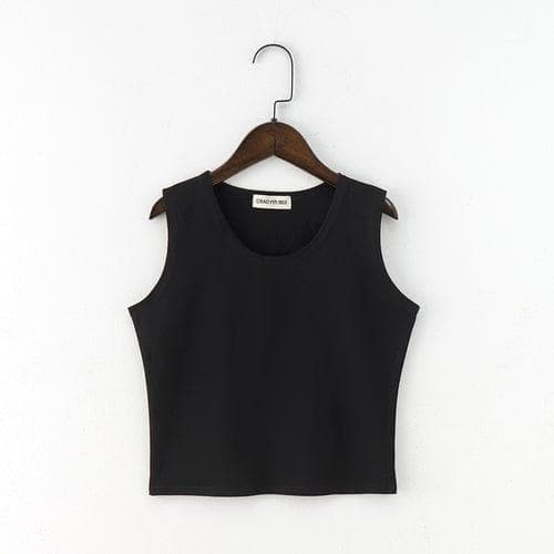 Sexy Summer Women Candy Color Cotton Tanks Camisole Fitness T Shirt Top Basic Tank Top Crop Blusas Vest Camisole - Premium Women's T Shirt from eprolo - Just $13.98! Shop now at Handbags Specialist Headquarter