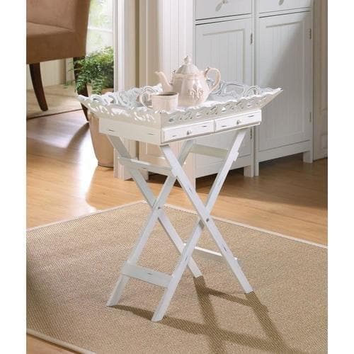Shabby Chic Tray Table - Premium Accent Plus from Accent Plus - Just $82.40! Shop now at Handbags Specialist Headquarter