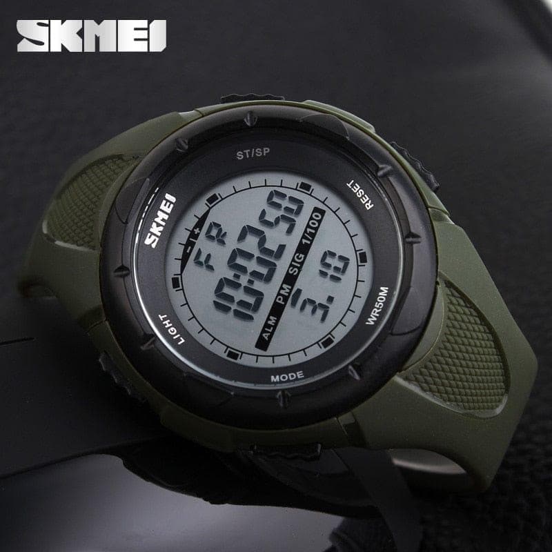 SKMEI 1025  Fashion Simple Sport watch Men Military Watches Alarm Clock Shock Resistant Waterproof Digital Watch reloj hombre - Premium Men watch from eprolo - Just $20.36! Shop now at Handbags Specialist Headquarter