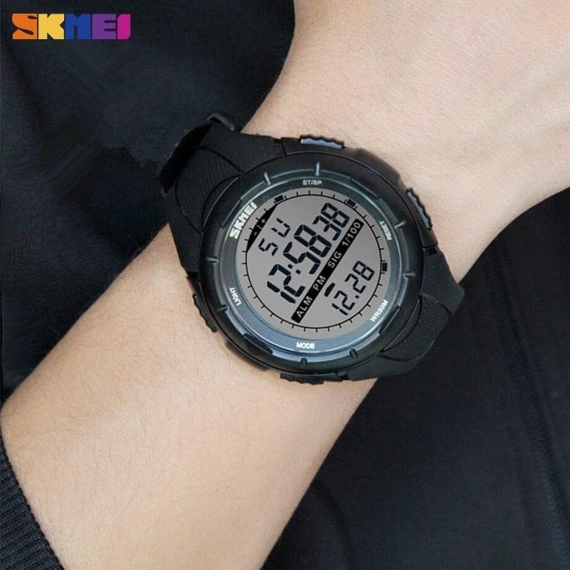 SKMEI 1025  Fashion Simple Sport watch Men Military Watches Alarm Clock Shock Resistant Waterproof Digital Watch reloj hombre - Premium Men watch from eprolo - Just $20.36! Shop now at Handbags Specialist Headquarter