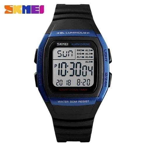 SKMEI 1278 Luxury Sport Men Watches Outdoor Fitness Chrono Digital Electronic Clock Waterproof Military Wristwatch Relogio Masculino - Premium Men watch from eprolo - Just $19.80! Shop now at Handbags Specialist Headquarter