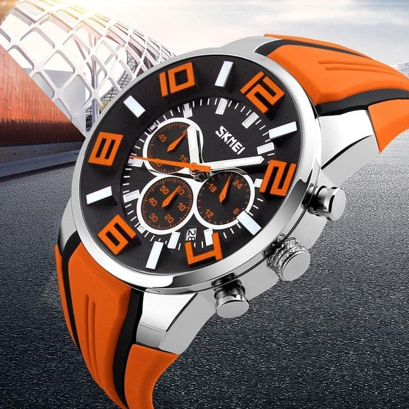 SKMEI 9128 Watches Men Luxury Brand Chronograph Men Sports Watches Waterproof Male Clock Quartz Men's Watch reloj hombre 2018 - Premium Men watch from eprolo - Just $32.18! Shop now at Handbags Specialist Headquarter