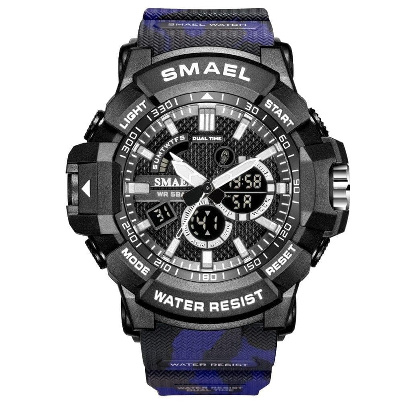 SKMEL 1809 Mens Watches Military 50m Waterproof Sport Watch Camouflage Stopwacth LED Alarm Clock For Male 1809B relogio masculino Watch Men - Premium Men watch from eprolo - Just $24.88! Shop now at Handbags Specialist Headquarter