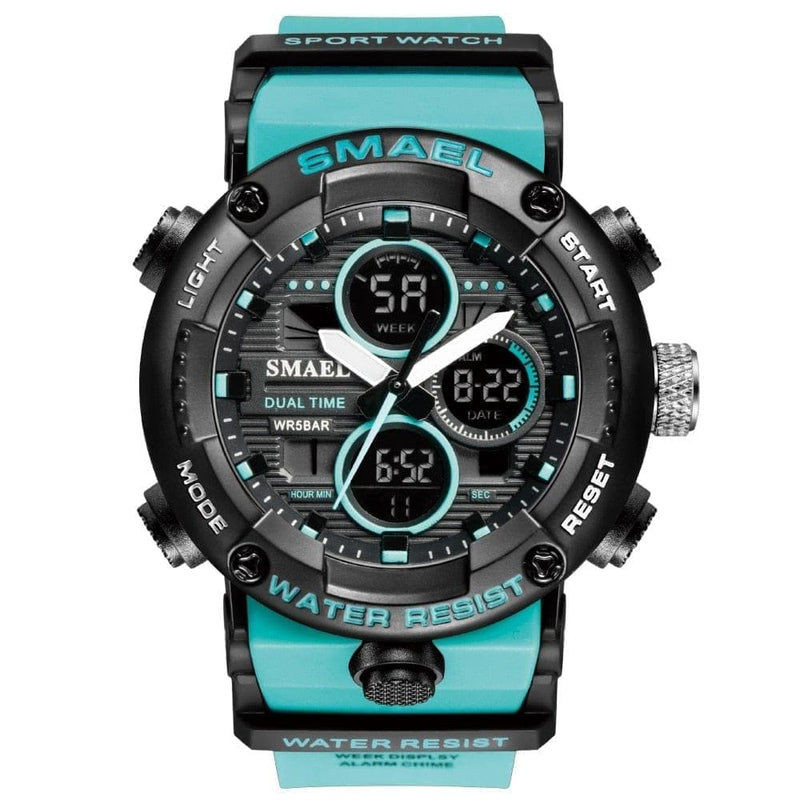 SMAEL 8038 Sport Watch Men Waterproof LED Digital Watches Stopwatch Big Dial Clock For Male 8038 relogio masculino Men Watches Quartz - Premium Men watch from eprolo - Just $24.52! Shop now at Handbags Specialist Headquarter