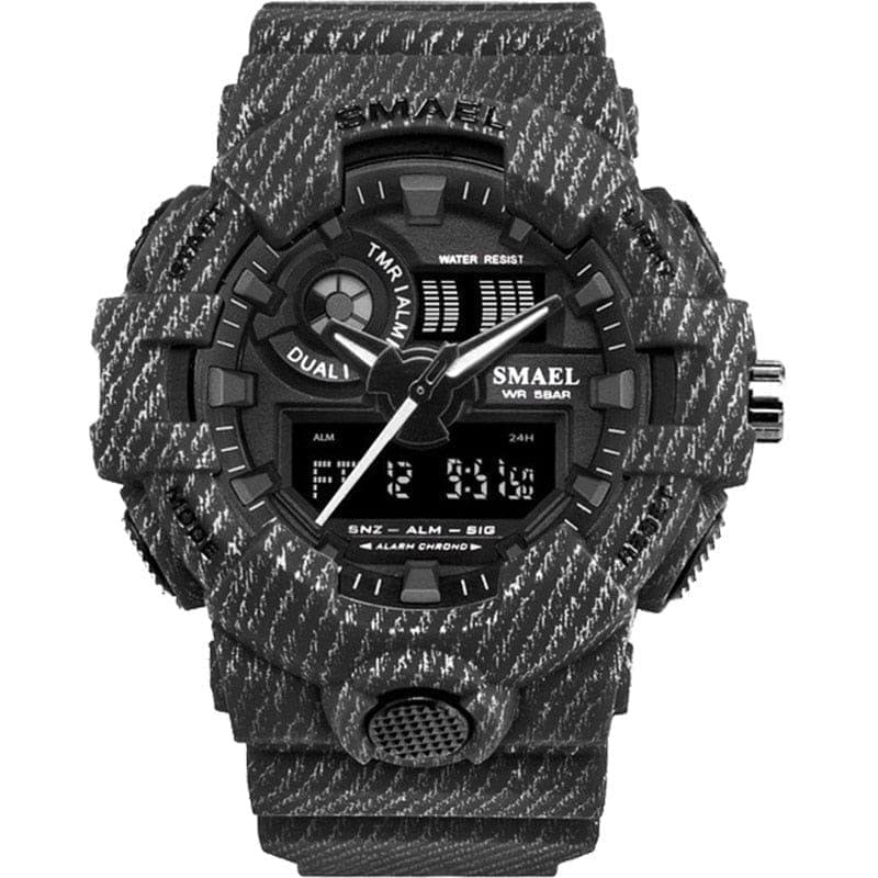 SMAEL Sport Watch 1642-1 & 8001 Military Watches Men Army Digital Writwatch LED 50m Waterproof Men's Watch Man Watch Gift Colcks Free Shipping - Premium Men watch from eprolo - Just $24.52! Shop now at Handbags Specialist Headquarter