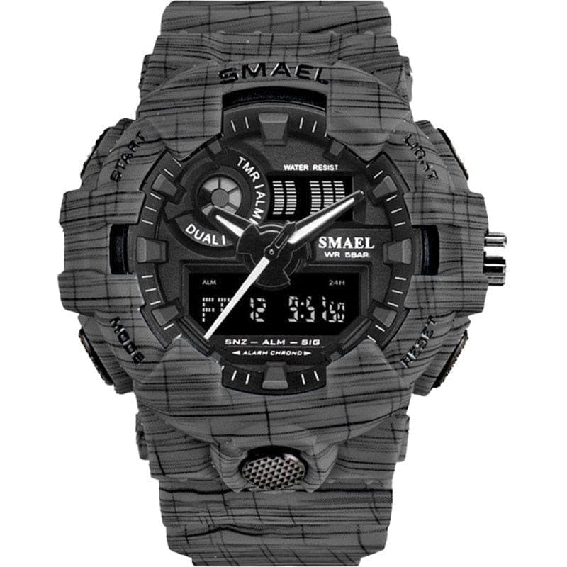 SMAEL Sport Watch 1642-1 & 8001 Military Watches Men Army Digital Writwatch LED 50m Waterproof Men's Watch Man Watch Gift Colcks Free Shipping - Premium Men watch from eprolo - Just $24.52! Shop now at Handbags Specialist Headquarter