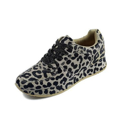 Sneakers Shoes Spring Autumn Leopard Pattern Design Fabric Comfortable Casual Sneakers Flats Shoes Women - Premium Women Sneakers from . - Just $39.99! Shop now at Handbags Specialist Headquarter