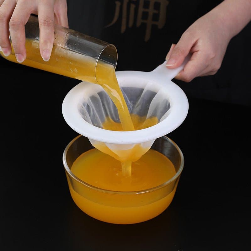 Soymilk Filter Household Ultra-Fine Baby Juice Leaking Mesh Screen Separation Filter Slag-Separating Artifact Kitchen Colander - Premium kitchen from eprolo - Just $9.99! Shop now at Handbags Specialist Headquarter
