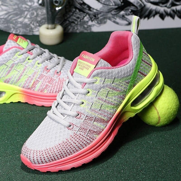 Sport Women Cushion Sports Shoes Outdoor Breathable Rose Mesh Sneakers Woman Athletic Cushioning Running Shoe Trainers - Premium  from . - Just $38.99! Shop now at Handbags Specialist Headquarter