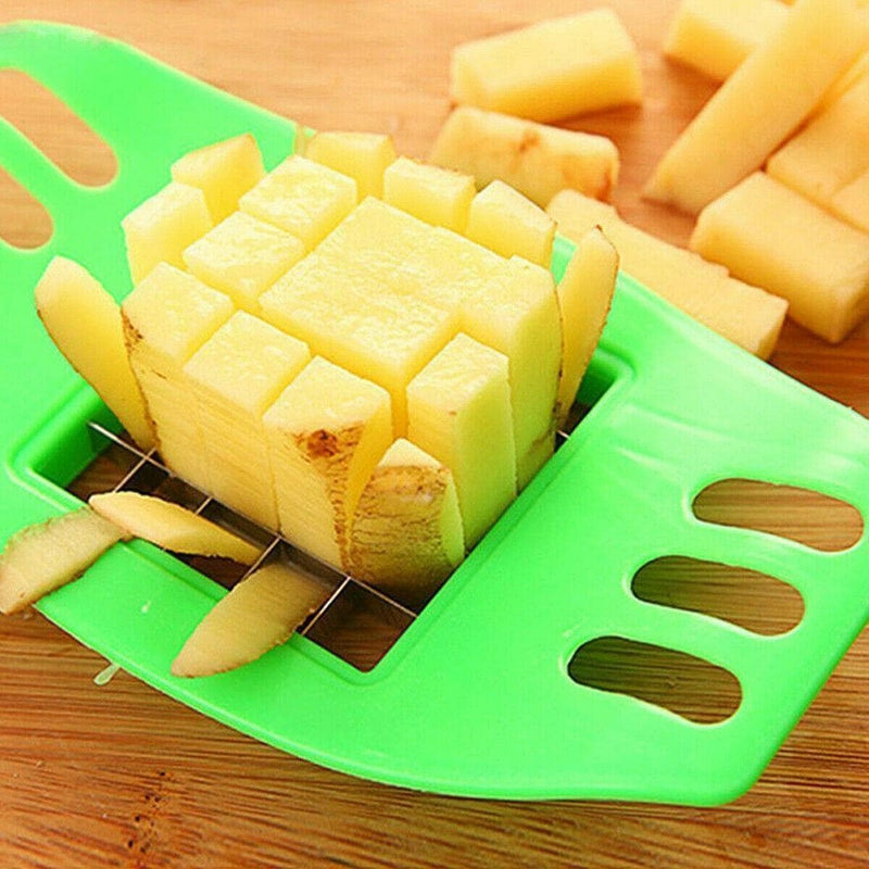 Stainless Steel Potato Cutter Slicer Chopper Kitchen Cooking Tools - Premium cookware from PDYLZWZY - Just $16.33! Shop now at Handbags Specialist Headquarter