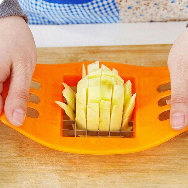 Stainless Steel Potato Cutter Slicer Chopper Kitchen Cooking Tools - Premium cookware from PDYLZWZY - Just $16.33! Shop now at Handbags Specialist Headquarter