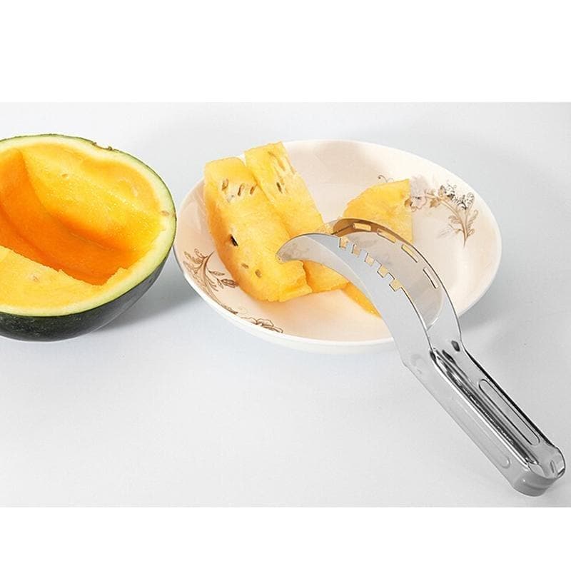 Stainless Steel Watermelon Slicer Corer Server Melon Smart Slicer Knife For Watermelon Cantaloupe Fruit Slicer kitchen Gadgets - Premium Cook from eprolo - Just $18.68! Shop now at Handbags Specialist Headquarter