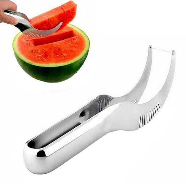 Stainless Steel Watermelon Slicer Corer Server Melon Smart Slicer Knife For Watermelon Cantaloupe Fruit Slicer kitchen Gadgets - Premium Cook from eprolo - Just $18.68! Shop now at Handbags Specialist Headquarter