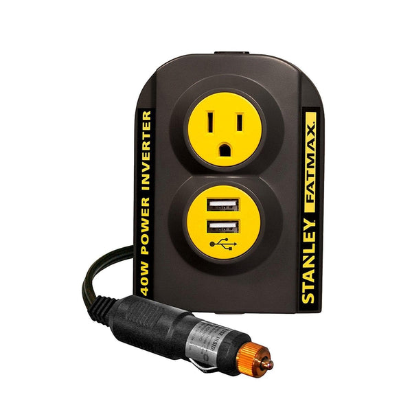 STANLEY FatMax 140W Power Inverter with USB - Premium ELECTRONICS from STANLEY - Just $85.0! Shop now at Handbags Specialist Headquarter