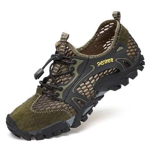 Summer Breathable Men Hiking Shoes Suede + Mesh Outdoor Men Sneakers Climbing Shoes Men Sport Shoes Quick-dry Water Shoes - Premium Men's shoes from eprolo - Just $53.52! Shop now at Handbags Specialist Headquarter