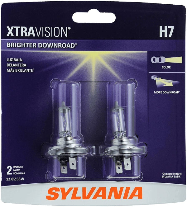 SYLVANIA H7XV.BP2 Xtravision Halogen Headlight Bulb, (Contains 2 Bulbs) - Premium  from SYLVANIA - Just $44.96! Shop now at Handbags Specialist Headquarter