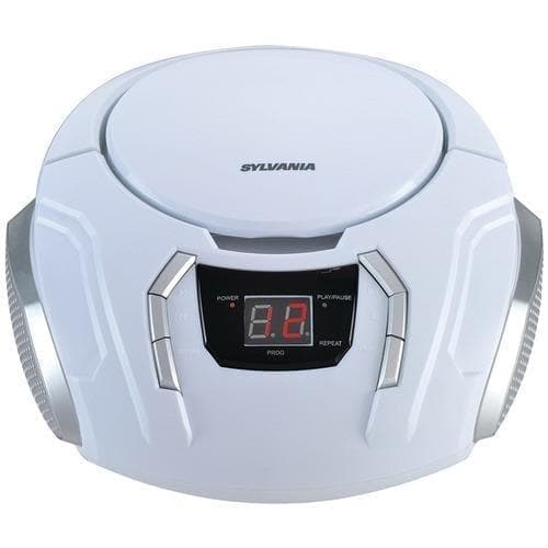 Sylvania Portable Cd Player With Am And Fm Radio (white) (pack of 1 Ea) - Premium CD Music System Players from SYLVANIA - Just $58.18! Shop now at Handbags Specialist Headquarter