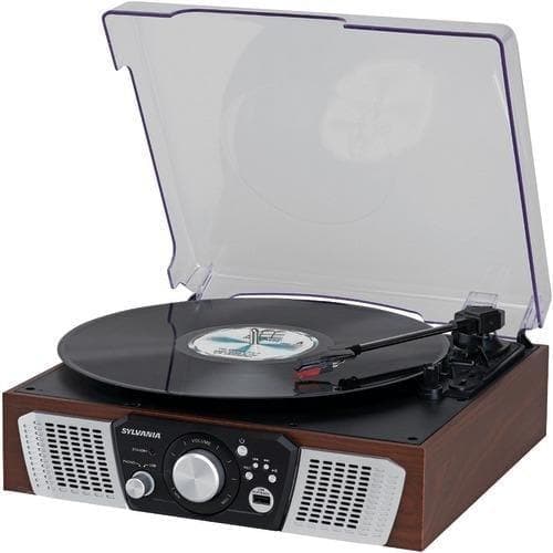 Sylvania Turntable With 2 Built-in Speakers &amp;amp; Usb Playback (pack of 1 Ea) - Premium Turntables and Record Players from SYLVANIA - Just $74.03! Shop now at Handbags Specialist Headquarter