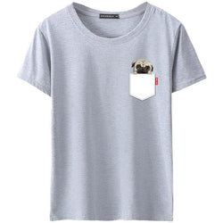 T shirt Men Fashion Dog in Your Pocket Boxer Dog Shirt T Shirt Leisure Solid  Large Size - Premium MEN T-SHIRT from eprolo - Just $19.98! Shop now at Handbags Specialist Headquarter