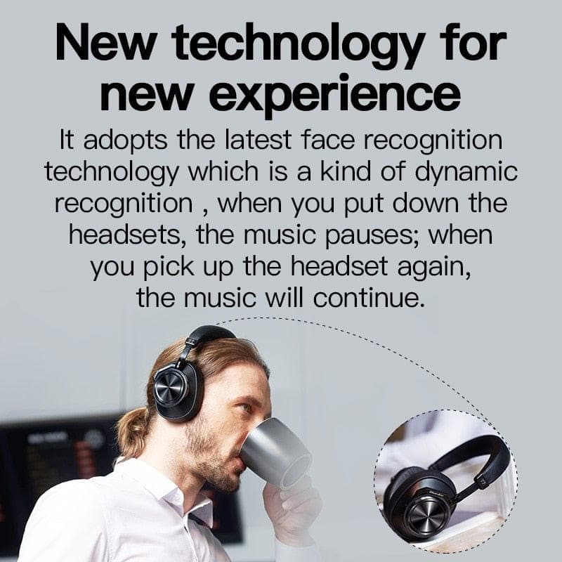T7 Bluetooth Headphones ANC Wireless Headset bluetooth 5.0 HIFI sound with 57mm loudspeaker face recognition for phone - Premium 63705 from Bluedio official store (Aliexpress) - Just $59.21! Shop now at Handbags Specialist Headquarter