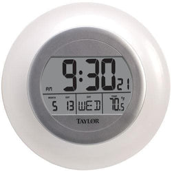 Taylor Atomic Wall Clock With Thermometer (pack of 1 Ea) - Premium Weather Stations and Radios from TAYLOR - Just $51.37! Shop now at Handbags Specialist Headquarter