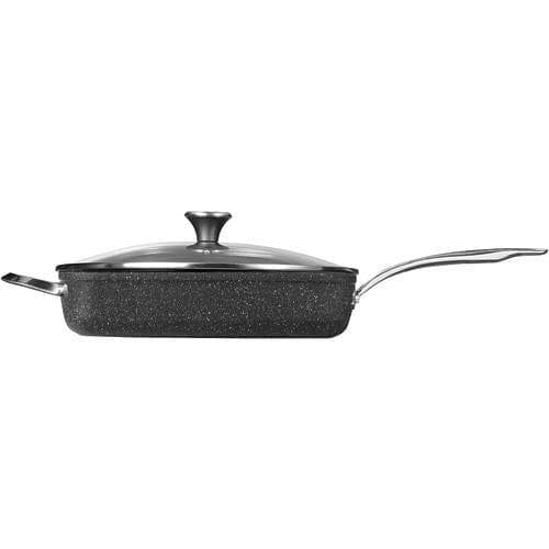 The Rock By Starfrit The Rock By Starfrit One Pot 5.8-quart Deep Fry Pan With Lid (pack of 1 Ea) - Premium Kitchen Helpers from THE ROCK BY STARFRIT - Just $99.89! Shop now at Handbags Specialist Headquarter
