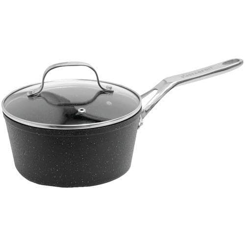 The Rock By Starfrit The Rock By Starfrit Saucepan With Glass Lid &amp;amp; Stainless Steel Handles (2-quart) (pack of 1 Ea) - Premium Kitchen Helpers from STARFRIT - Just $67.84! Shop now at Handbags Specialist Headquarter