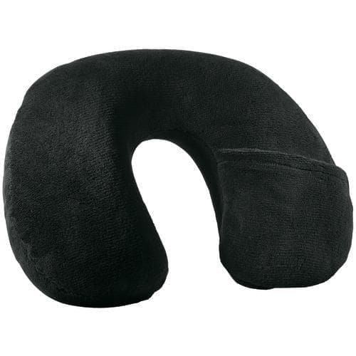 Travel Smart By Conair Inflatable Fleece Neck Rest (black) (pack of 1 Ea) - Premium Luggage from TRAVEL SMART BY CONAIR - Just $35.17! Shop now at Handbags Specialist Headquarter