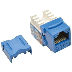 Tripp Lite Cat-6 And Cat-5e 110-style Punch-down Keystone Jack (blue) (pack of 1 Ea) - Premium Adapters and Cables from TRIPP LITE - Just $35.12! Shop now at Handbags Specialist Headquarter