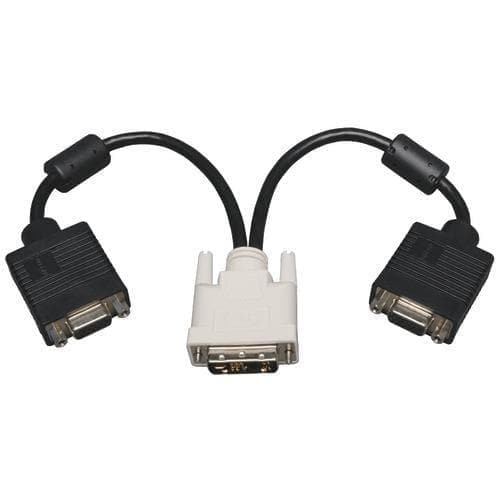 Tripp Lite Dvi To Vga Splitter Adapter Cable&#44; 1ft (pack of 1 Ea) - Premium Computers and Accessories from TRIPP LITE - Just $36.85! Shop now at Handbags Specialist Headquarter