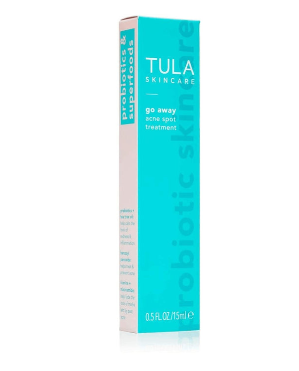 TULA Probiotic Skin Care Go Away Acne Spot Treatment | Acne Treatment, Clear up Acne, Targets Breakouts & Prevents Future Acne, Contains Salicylic Acid and Probiotics | 0.5 Fl. Oz - Premium  from TULA - Just $32.13! Shop now at Handbags Specialist Headquarter