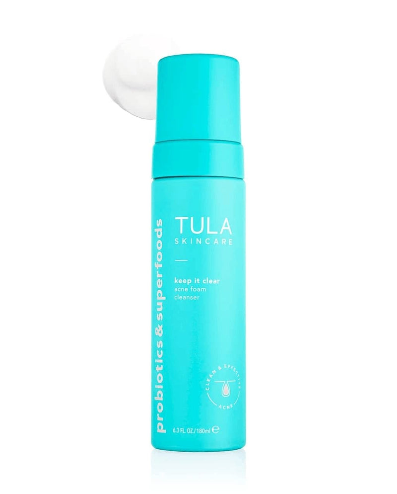 TULA Skin Care Keep It Clear Acne Foam Cleanser | Acne Treatment, Clear up Acne, Prevent Breakouts & Brighten Marks, Contains Salicylic Acid and Probiotic Extracts | 6.3 Fl. Oz. - Premium  from TULA - Just $54.12! Shop now at Handbags Specialist Headquarter