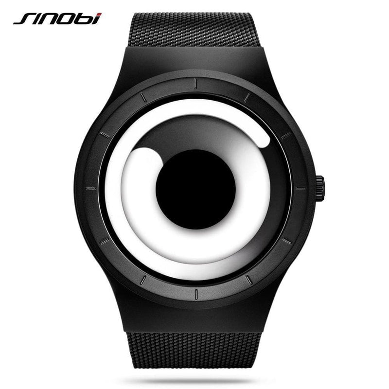 Unique Vortex Concept Watch Men Modern Trend Sport Black Wrist Watches - Premium Men watch from eprolo - Just $46.64! Shop now at Handbags Specialist Headquarter