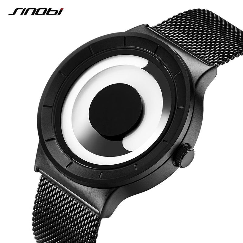 Unique Vortex Concept Watch Men Modern Trend Sport Black Wrist Watches - Premium Men watch from eprolo - Just $46.64! Shop now at Handbags Specialist Headquarter