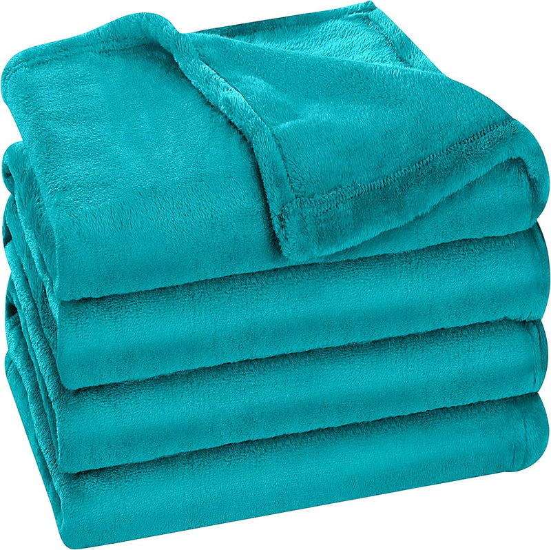 Utopia Bedding Fleece Blanket Queen Size Grey 300GSM Luxury Fuzzy Soft Anti-Static Microfiber Bed Blanket (90x90 Inches) - Handbags Specialist Headquarter