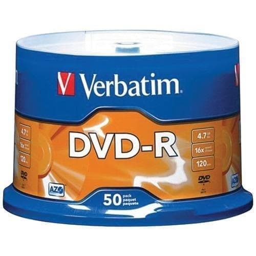 Verbatim 4.7gb Dvd-rs (50-ct Spindle) (pack of 1 Ea) - Premium Computers and Accessories from VERBATIM - Just $47.62! Shop now at Handbags Specialist Headquarter