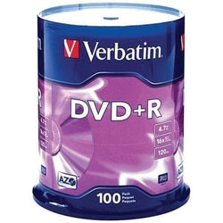 Verbatim 4.7gb Dvd+rs (100-ct Spindle) (pack of 1 Ea) - Premium Computers and Accessories from VERBATIM - Just $62.22! Shop now at Handbags Specialist Headquarter