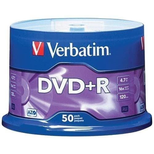 Verbatim 4.7gb Dvd+rs (50-ct Spindle) (pack of 1 Ea) - Premium Computers and Accessories from VERBATIM - Just $47.49! Shop now at Handbags Specialist Headquarter