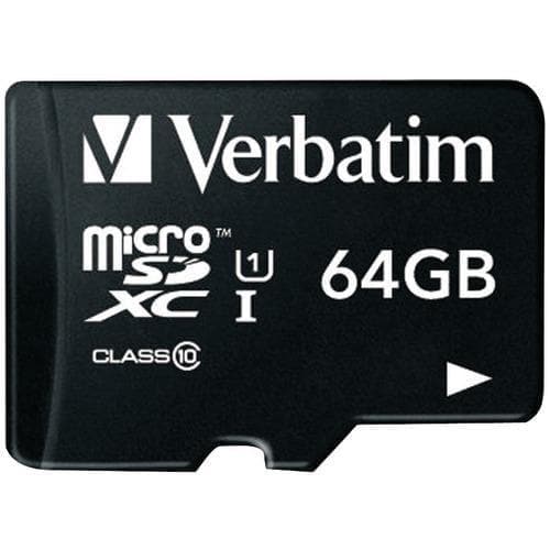 Verbatim 64gb Class 10 Microsdxc Card With Adapter (pack of 1 Ea) - Premium Computers and Accessories from VERBATIM - Just $41.18! Shop now at Handbags Specialist Headquarter