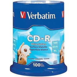 Verbatim 700mb 80-minute 52x Cd-rs&#44; 100-ct Spindle (pack of 1 Ea) - Premium Computers and Accessories from VERBATIM - Just $55.54! Shop now at Handbags Specialist Headquarter