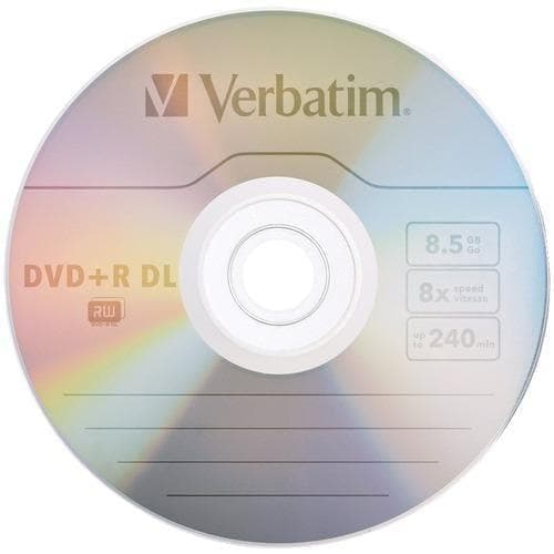 Verbatim 8.5gb 8x Branded Azo Dvd+r Dls&#44; 5 Pk With Slim Cases (pack of 1 Ea) - Premium Computers and Accessories from VERBATIM - Just $43.65! Shop now at Handbags Specialist Headquarter