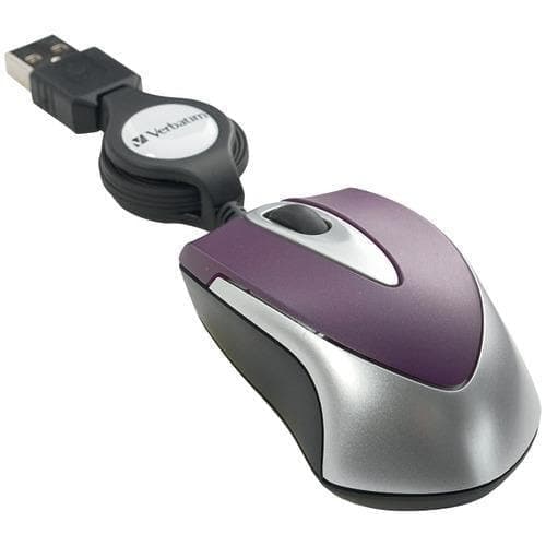 Verbatim Optical Mini Travel Mouse (purple) (pack of 1 Ea) - Premium Computers and Accessories from VERBATIM - Just $32.71! Shop now at Handbags Specialist Headquarter