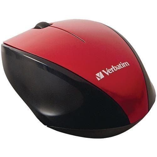 Verbatim Wireless Multi Trac Blue Led Optical Mouse (red) (pack of 1 Ea) - Premium Computers and Accessories from VERBATIM - Just $43.99! Shop now at Handbags Specialist Headquarter