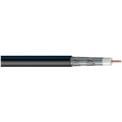 Vextra Quad-shield Rg6 Solid Copper Coaxial Cable&#44; 1&#44;000ft (black) (pack of 1 Ea) - Premium Adapters and Cables from VEXTRA - Just $171.96! Shop now at Handbags Specialist Headquarter