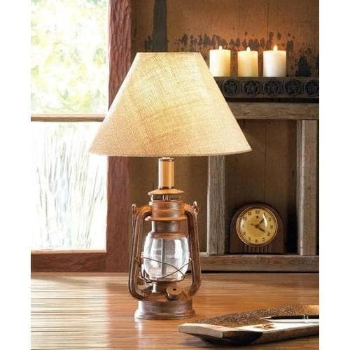 Vintage Camping Lantern Table Lamp - Premium Gallery of Light from Accent Plus - Just $70.03! Shop now at Handbags Specialist Headquarter
