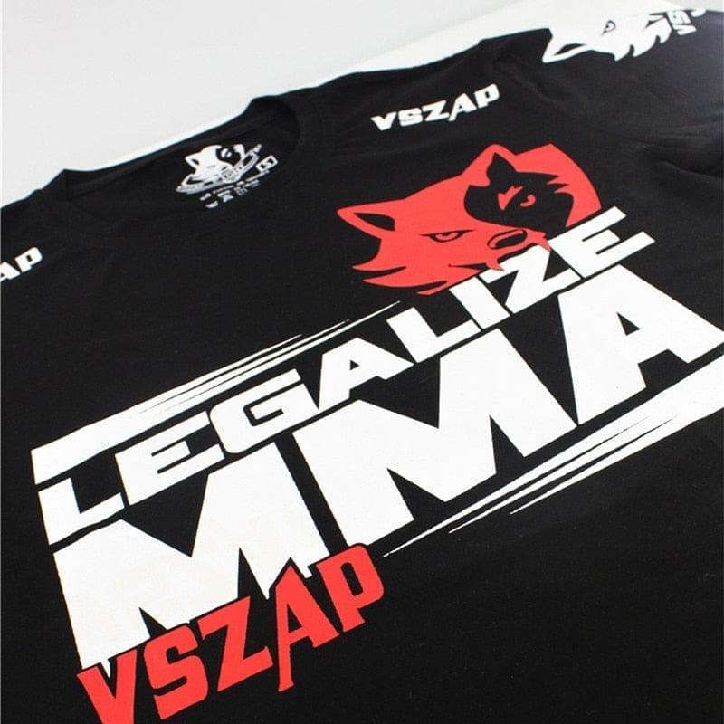 VSZAP Brazilian MMA Fighting Unisex T-shirt Muay Thai Jersey Kickboxing Tee MMA Thai Boxing Tees - Premium MEN T-SHIRT from eprolo - Just $28.99! Shop now at Handbags Specialist Headquarter